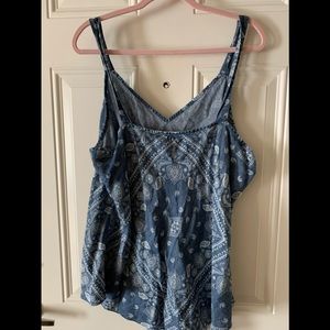 Macy’s light fabric tank top